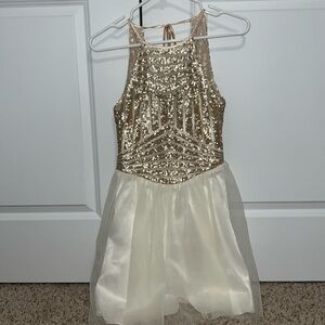 Sequin Halter Dress